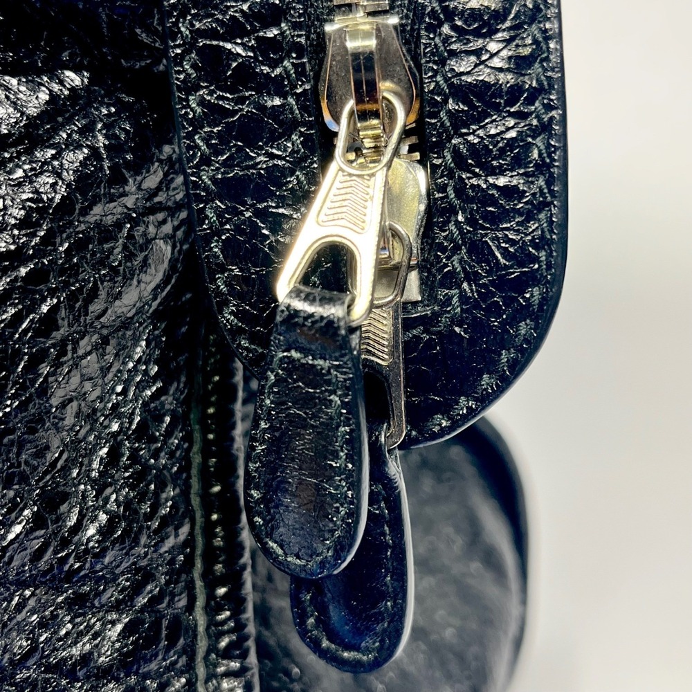 Balenciaga Giant 12 City Bag Black Lambskin Leather Silver Hardware Motorcycle - Picture 7 of 16